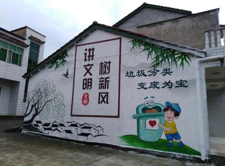大方墙绘是现在流行的墙体广告