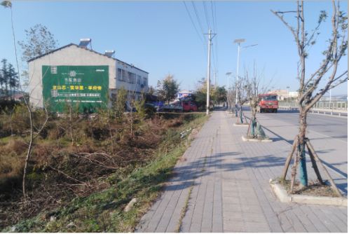 大方书山南院墙体广告