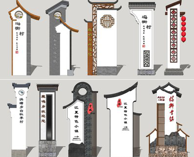 大方美丽乡村标识标牌有哪些分类？
