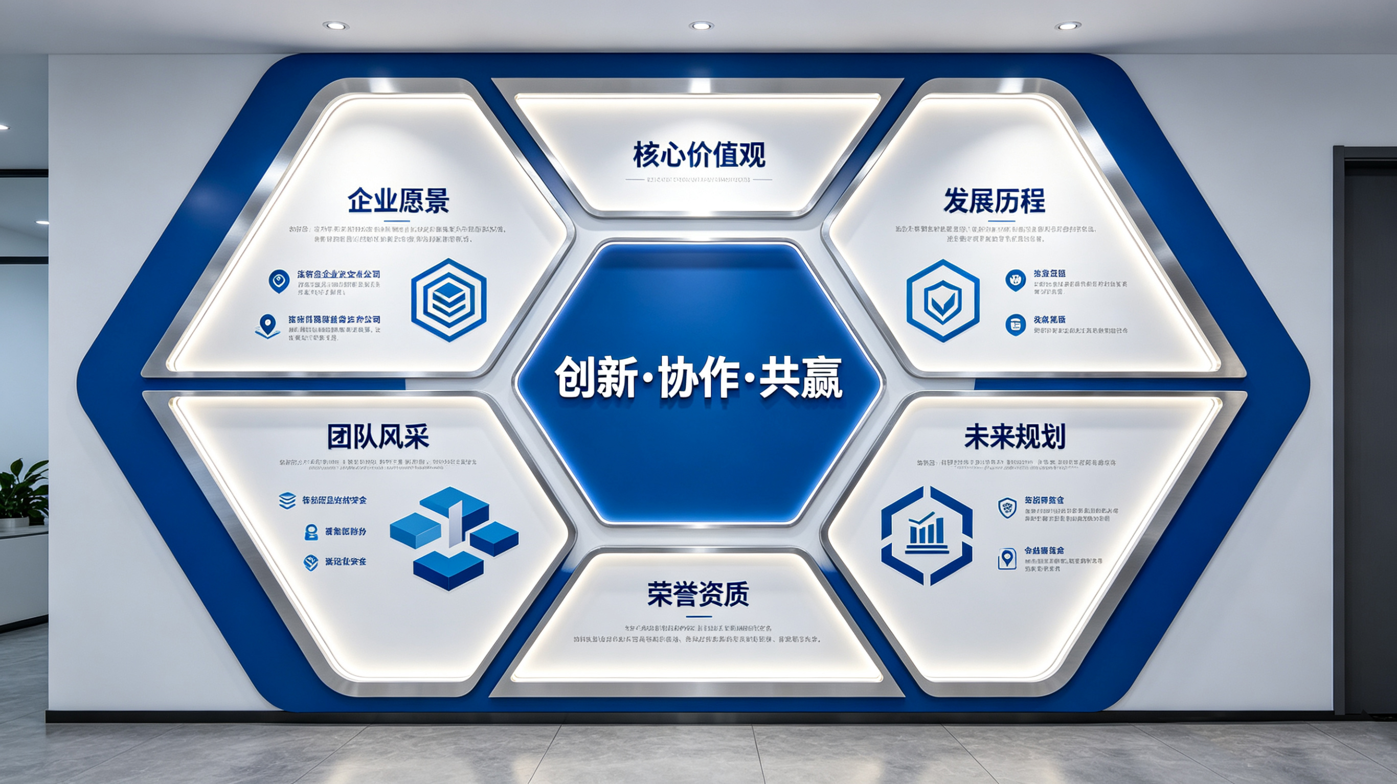 大方企业文化墙六边形避坑指南（新手常犯5个错误）